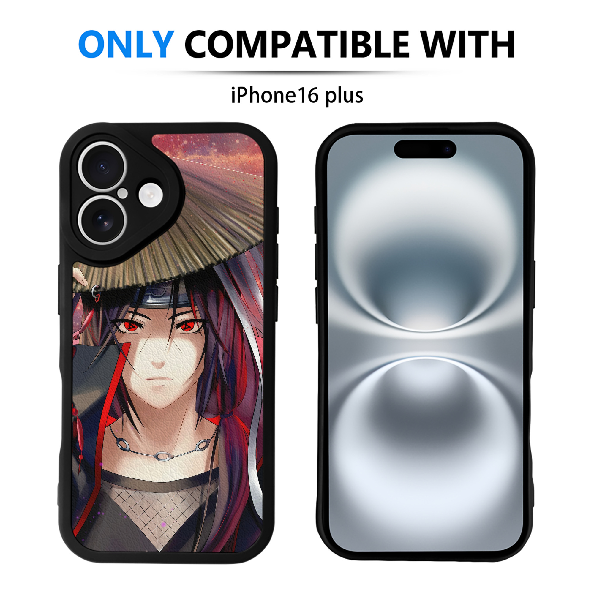 （画像用） NARUTO -ナルト- NARUTO -ナルト- 疾風伝 【iPhone 16シリーズ対応】シリコンスマホケース（レザー調） 材質：シリコン